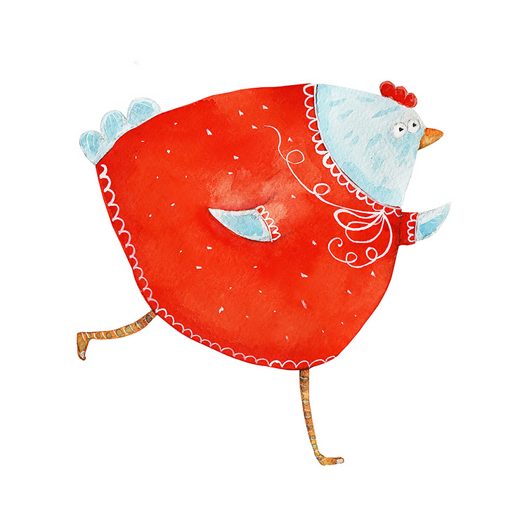 Running chicken Running chicken