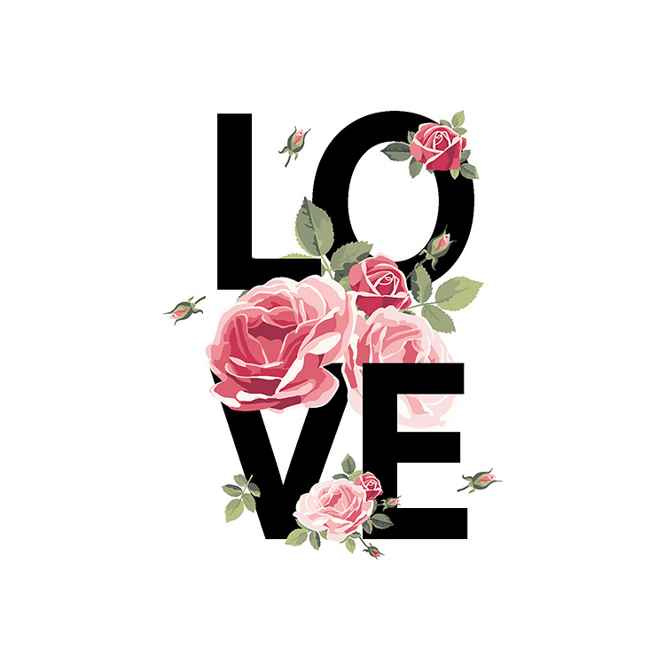 LOVE with roses LOVE with roses