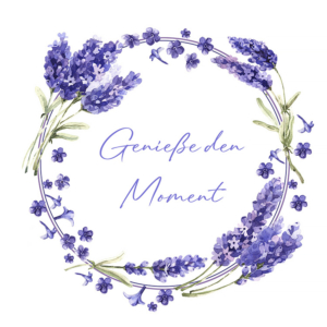 Wildflower lavender flower wreath in a watercolor style isolated.