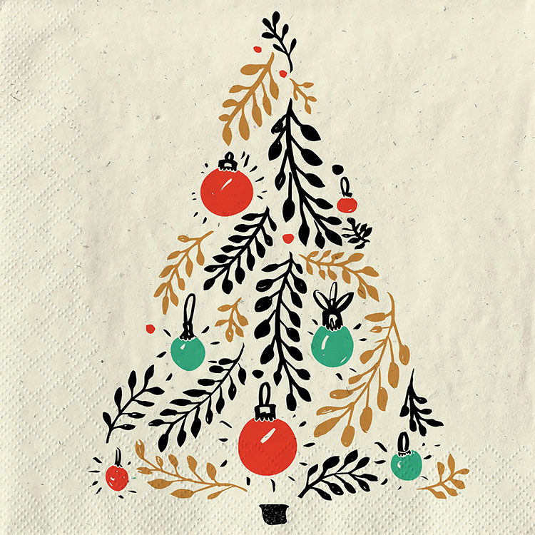 decorated xmas tree decorated xmas tree